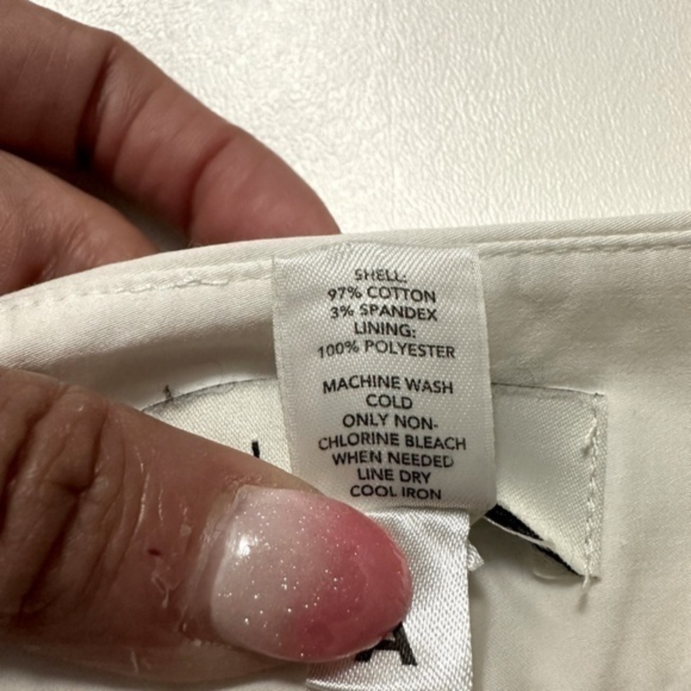 Loft Solid White Pencil Skirt - image 5